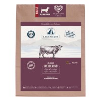 Lakefields Premium Trockenfleisch Menü FÜR KLEINE HUNDE Weiderind mit Zucchini, Äpfeln und Karotten Lakefields Premium Trockenfleisch Menü FÜR KLEINE HUNDE Weiderind mit Zucchini, Äpfeln und Karotten