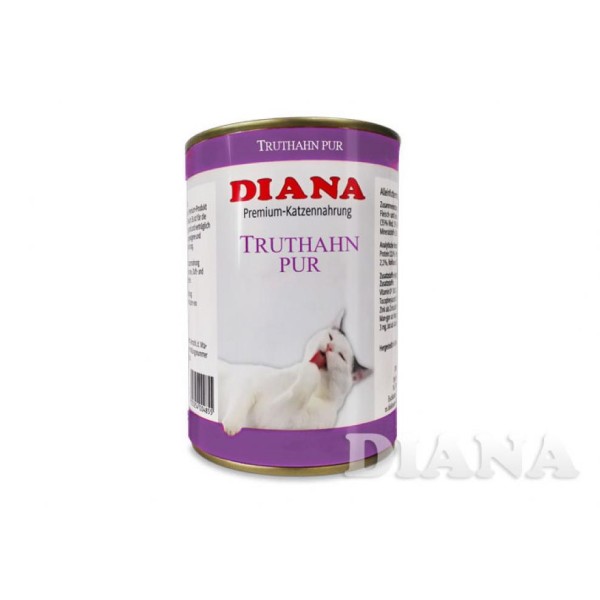 DIANA Truthahn Pur Dosenfleisch für Katzen - Premium-Produkt